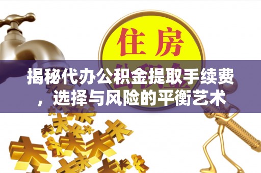 西固揭秘代办公积金提取手续费，选择与风险的平衡艺术