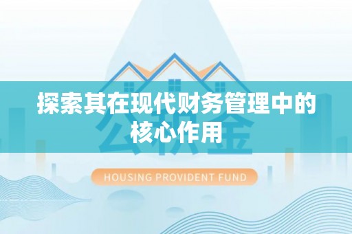 西固探索其在现代财务管理中的核心作用